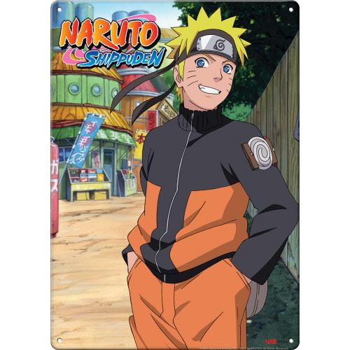 Naruto Metal Sign