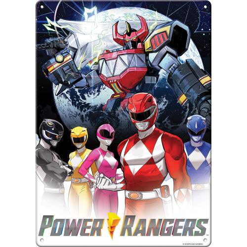 Power Rangers Metal Sign
