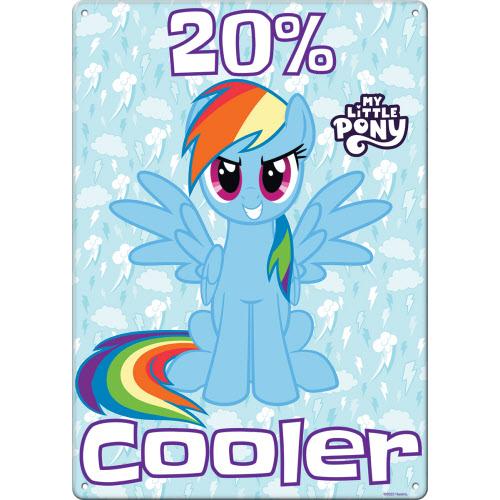 My Little Pony Cooler Metal Sign