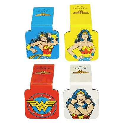 Wonder Woman Magnetic Bookmark 4 Set