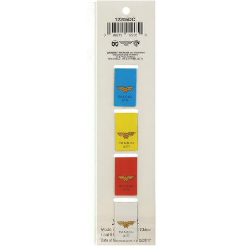 Wonder Woman Magnetic Bookmark 4 Set
