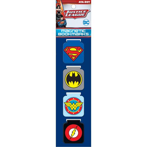 DC Comics Logos Magnetic Bookmark 4 Set