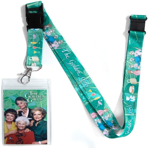 Golden Girls Lanyard with Breakaway Clip and ID Holder