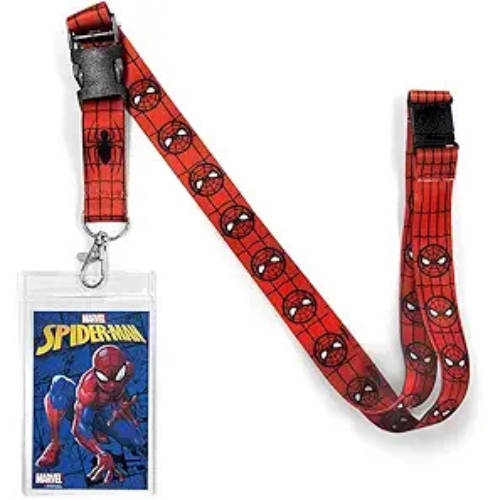 Spider-Man Lanyard with Breakaway Clip and ID Holder