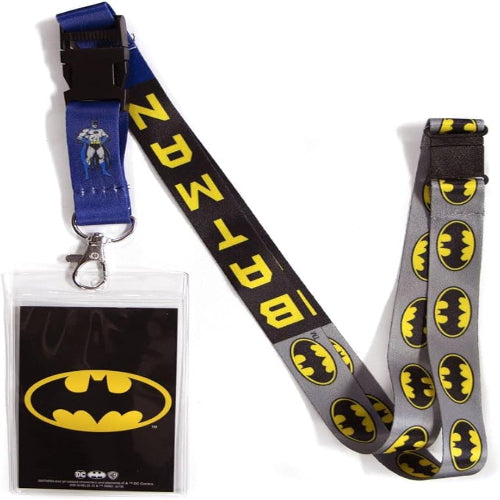 Batman Lanyard with Breakaway Clip and ID Card Holder