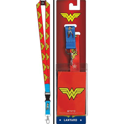 Wonder Woman Lanyard with Breakaway Clip and ID Card Holder