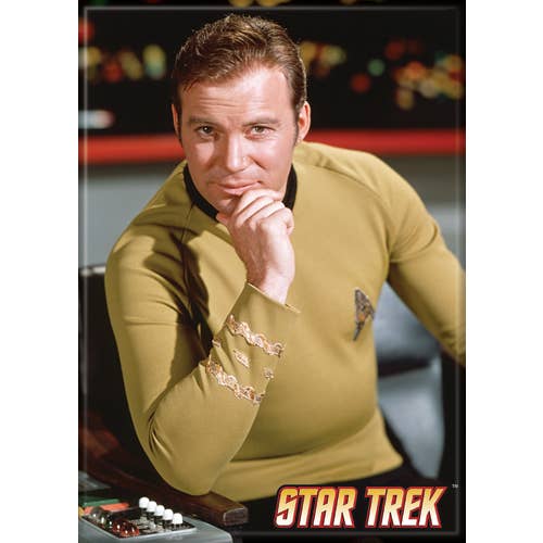 Star Trek Kirk on Bridge Magnet