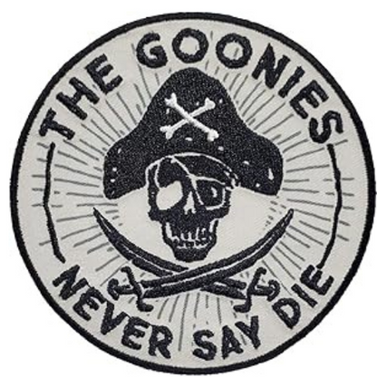Goonies Never Say Die Iron-On Patch