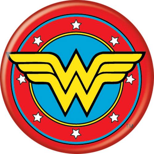 Wonder Woman Logo Button