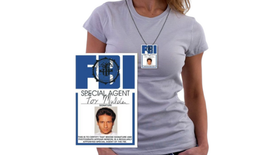 Mulder FBI ID Badge Necklace